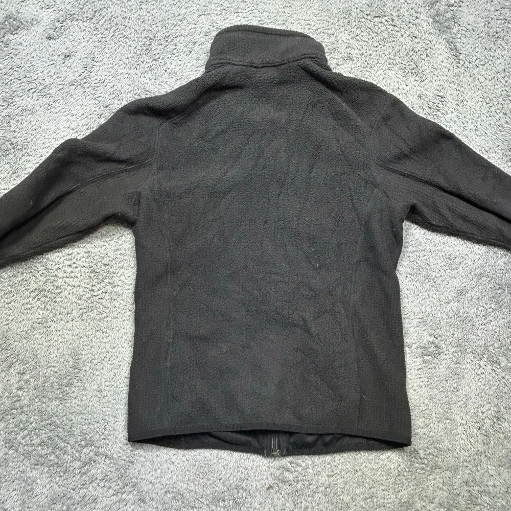Patagonia Radiant Flux Jacket Boys XL (14) Black Full Zip Outdoor Hiking Active